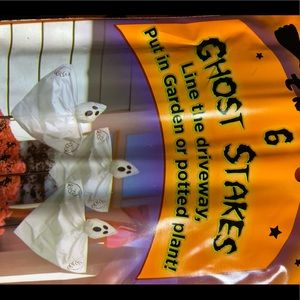 24 Ghost Stakes Halloween decoration crafts